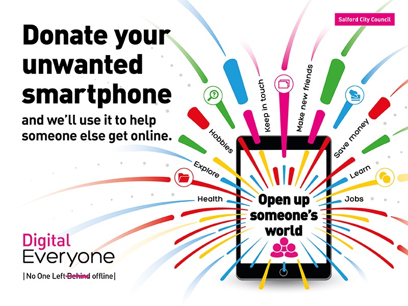 Donate your unwanted smartphone and we'll use it to help someone else get online
