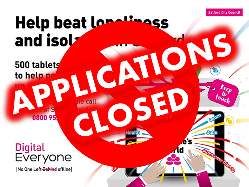 APPLICATIONS CLOSED