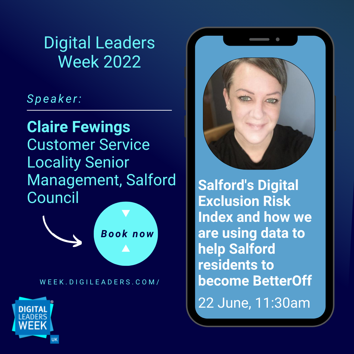 Claire Fewings - Salford's digital exclusion risk index and how we are using data to help Salford residents to become BetterOff
