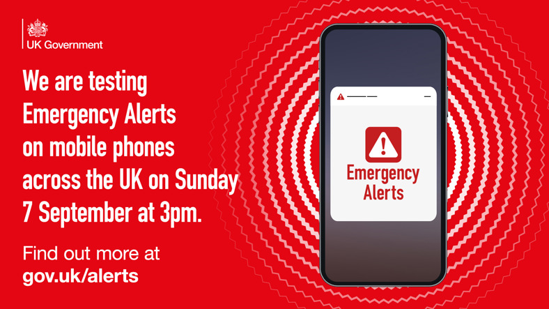 Emergency Alert on mobile phones image